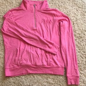 half zip pull over